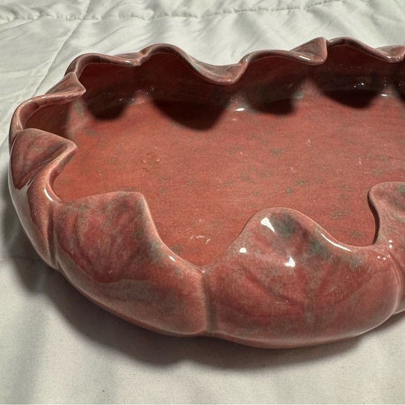 Vintage Mid Century Artistic California #208 Mauve Art Pottery Planter Trinket - Picture 3 of 16